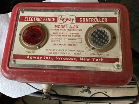 Vintage Agway ElectricFence Controller Model A